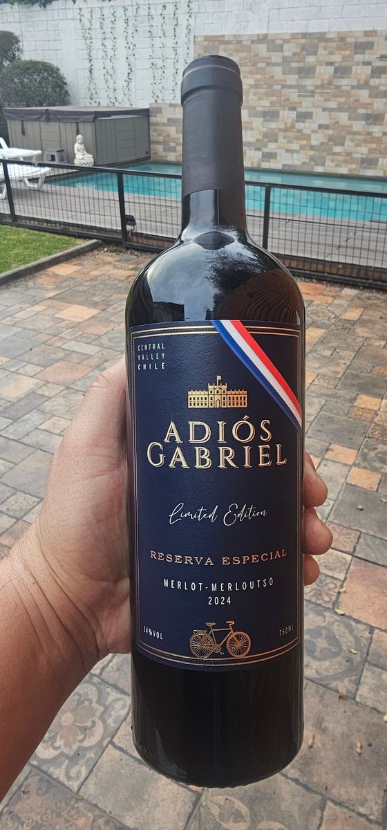 Adiós Gabriel, Merlot Merloutso!! 🤣🤣🤣
Para ahorrar las consultas, lo pueden conseguir en
Licor3b.cl