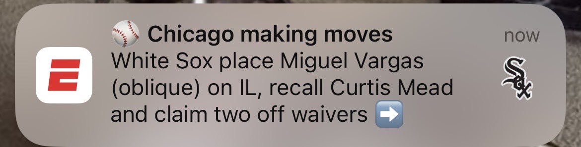 What an odd way to report an injury move