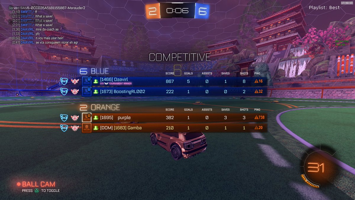 rapaziada ai ta de parabens kkkkkkkkkk n ganha na gamaplay tem q apelar pro DDOS