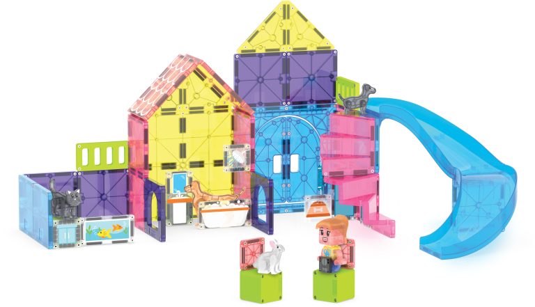 Unleash creativity. This set is a mix of fun and creativity, where pets play, kids imagine, and every build is an adventure @magnatiles #nappaawards #playlearnconnect #MAGNATILES #PetPlayhouse #magnetictiles