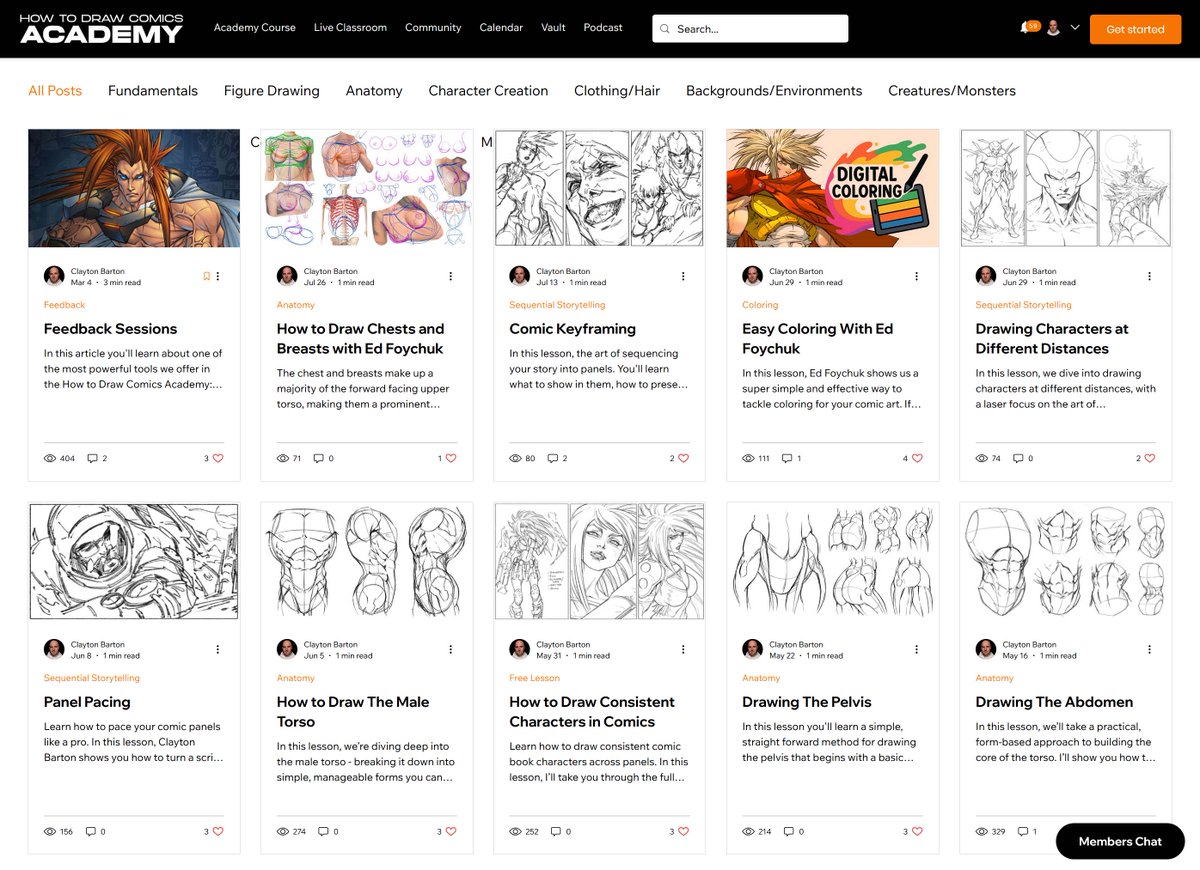 I just gotta say... I'm really proud of what we've created with How to Draw Comics Academy. It's an evolution of How to Draw Comics. Net, more than 10 years in the making. Heck, we might be closer to 15 come to think of it! 

Since the beginning my dream was to create the best