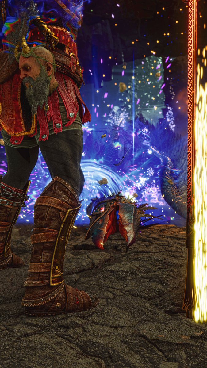 You going down creature! 

🎮: #GodofWarRagnarök
⚙️: <a href="/SonySantaMonica/">Santa Monica Studio – God of War Ragnarök</a> 
🕹: #PS5

#PSshare #PSBlog #PhotoMode #VirtualPhotography #VGPUnite #VGPNetwork #ArtisticofSociety #ThePhotoMode