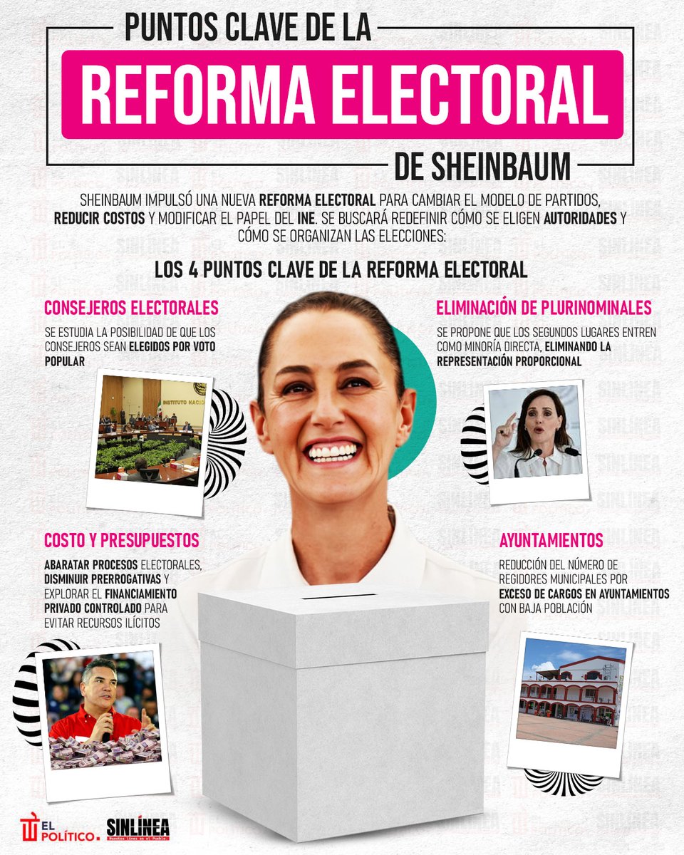 A #LillyTéllez (<a href="/LillyTellez/">Lilly Téllez</a>) no le gusta esto 🤭

🔴 La #ReformaElectoral de #Sheinbaum (<a href="/Claudiashein/">Claudia Sheinbaum Pardo</a>) pondrá en jaque a todos los plurinominales y desde el #PRIAN ya están llorando 😂🗳️👇🏻