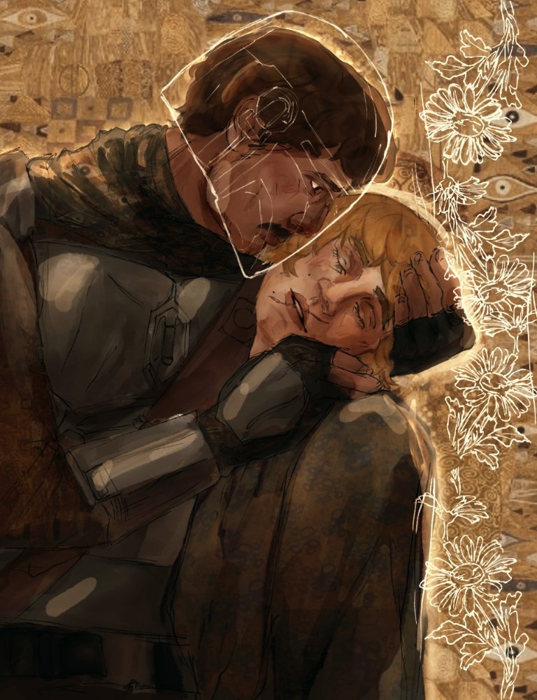 ezzuhme's tweet image. the kiss but kinda not really a kiss but it&apos;s dinluke