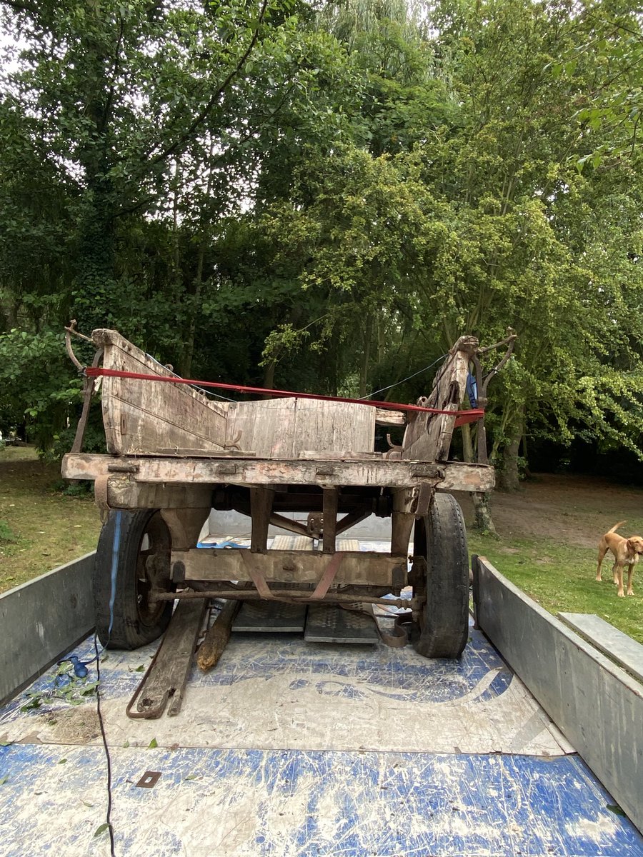 Little Grey Fergie update 🚜*

They have now collected this renovation project that was being offered free on Facebook, to tow with the Fergie. 🤦🏼‍♀️