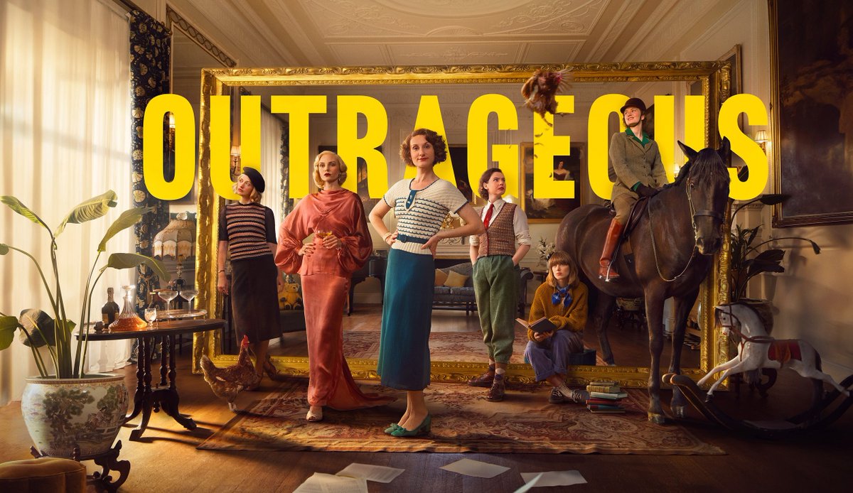 With plenty of wit, glamour, controversy and tragedy, the hit new six-part series Outrageous follows the extraordinary lives of the Mitford sisters. We’re excited to share photographer/director Nicky Hamilton's fab Key Art campaign for the series launch. processphotography.com/news-hub-v4/ni…