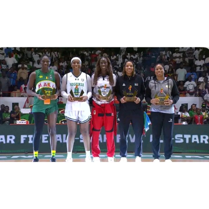 WisdomSund32946's tweet photo. 5-peat Queens! D’Tigress didn’t just win — they made history, again and again and again and again and AGAIN. 🇳🇬🏀🔥 #CongratulationsDtigress #BBNaija #MissionFive #Dede #Ezinnekalu #peterobiscoming https://t.co/3cnpDIA3hP