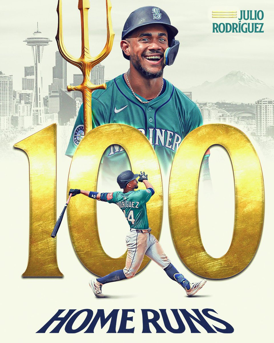 100 career home runs

First player EVER to begin his career with four straight 20 HR/20 SB seasons

The J-Rod Show, indeed! 😤 🔱