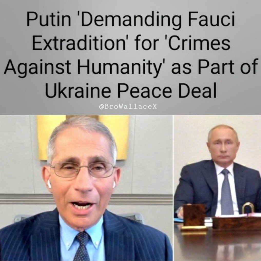 Fauci for Russia!!