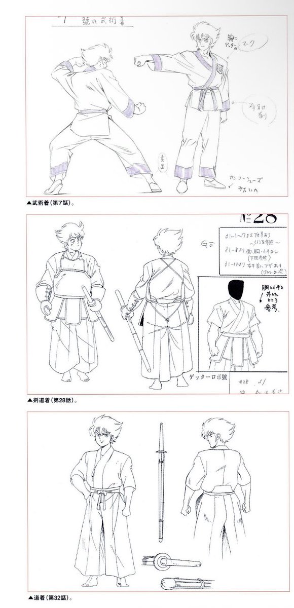 DailyGetterRobo's tweet image. Go Ichimonji (Toei) Reference sheets 
Anime: Getter Robo Go 1991
#GetterRoboGo 
#VengerRobo 
#ゲッターロボ號