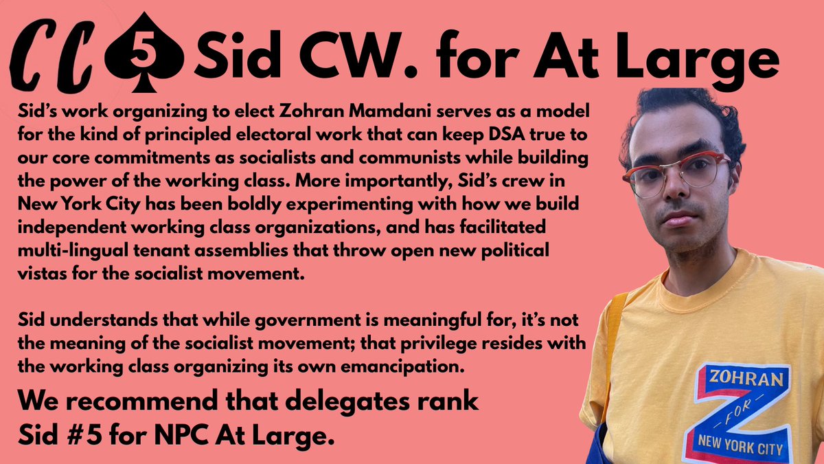 DSACommunists's tweet image. We also have specific recommendations for #4-6 in the NPC at-large race: these are candidates who are adept at navigating political difference in a multi-tendency organization, raising the level of thinking, while proactively contributing to important campaigns