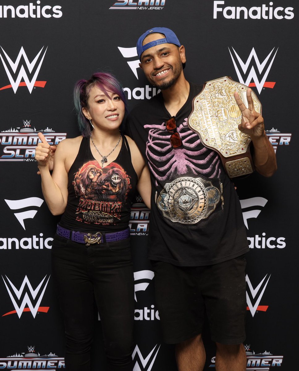 RAMSPEZ18's tweet image. It was awesome meeting you guys today at #SummerSlam Takeover today!  @WWEAsuka @BretHart @itsBayleyWWE @FinnBalor &amp;amp; @jd_mcdonagh!