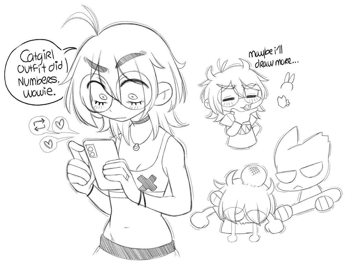 I do like drawing cute outfits though
