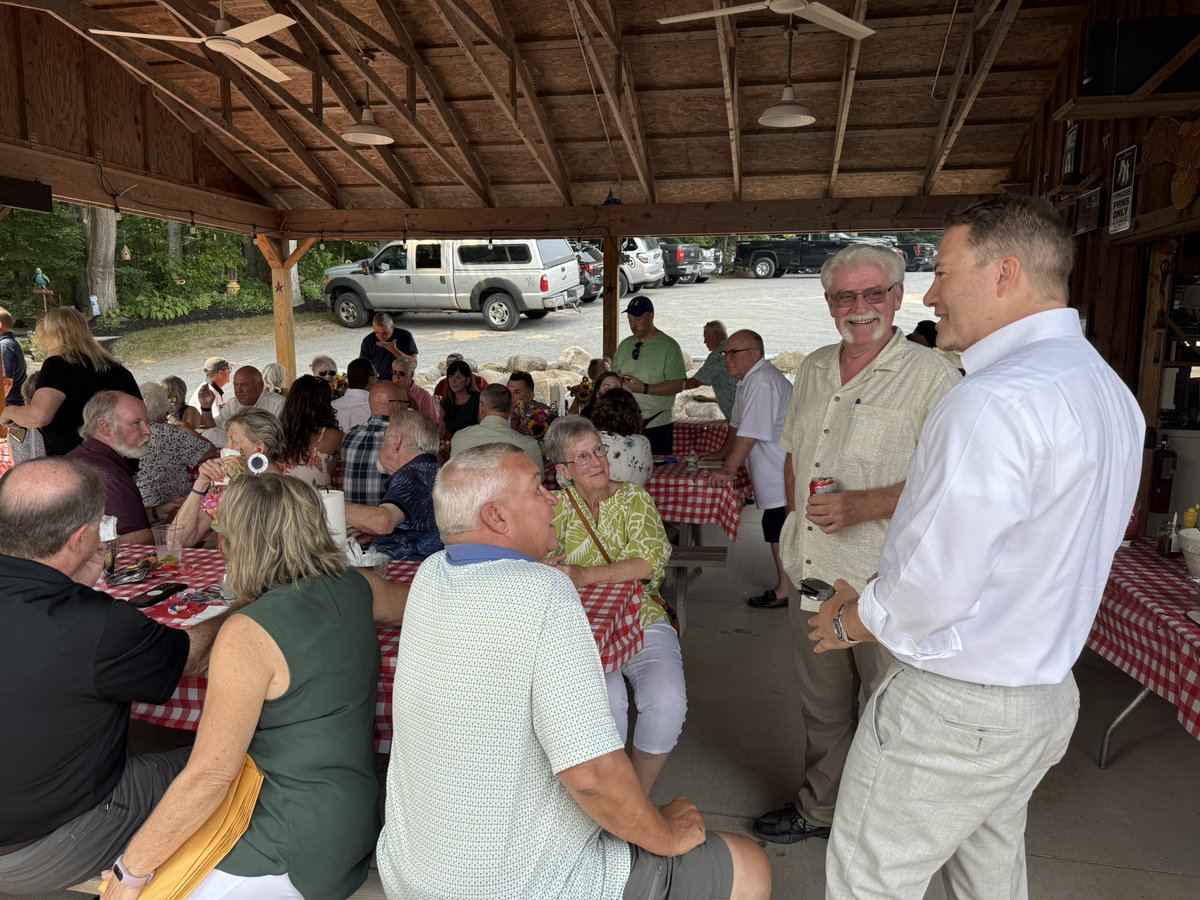Great to join the Orleans County GOP this afternoon for its Summer Picnic. Chairman Draper and his team continue to do tremendous work in helping to elect great candidates within the county who will fight to ensure our Republican values are put at the forefront!