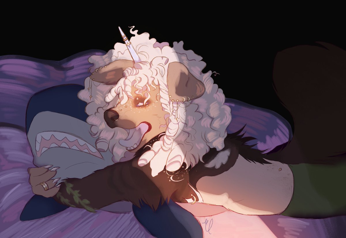 af002 attack for <a href="/ThemSinfulKids/">Sinful~</a> had lots of fun with your character!!🦄
#furry #furryart #artfight2025 #artfight #artfightteamfossils