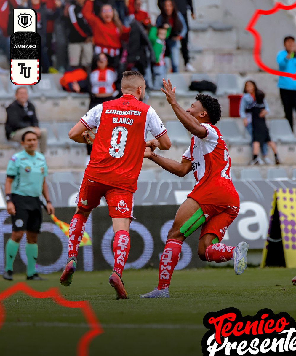 TecnicoUOficial's tweet photo. #Blancowsky y la celebración del empate para los #Albirrojos🔴⚪️ 
 
#TécnicoPresente https://t.co/IlGvez2QRj