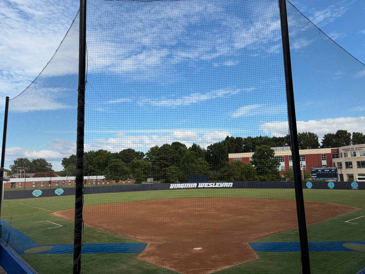 Tom &amp; Betty Broyles Field in <a href="/TowneBanking/">TowneBank</a> Park is ready for the 15th annual College Dreams Camps starting tomorrow. These camps, hosted by VWU Softball, will feature 12 college programs &amp; 150+ athletes from 10+ states! #outlove