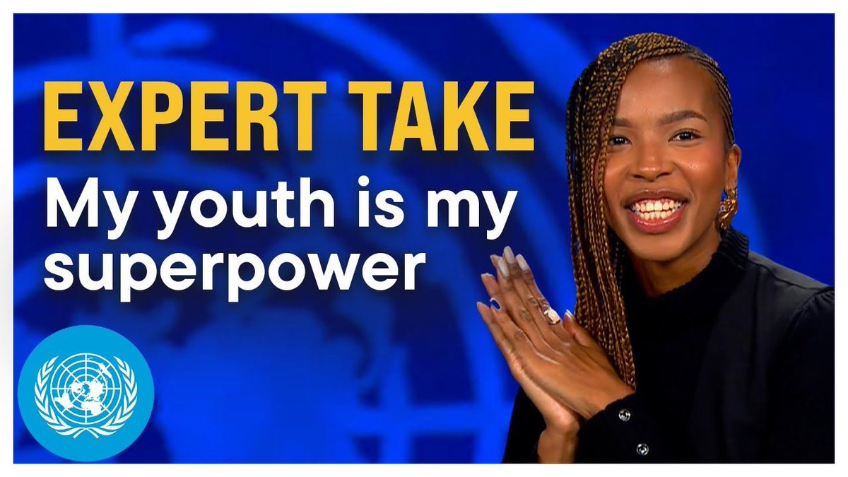 UNGeneva's tweet photo. Half the world is under 30, and youth are often the majority in conflict-affected areas. Botswana’s Minister for #Youth and Gender Affairs Lesego Chombo shows how young people can lead and drive political change. 

📹 https://t.co/pO1jmWO0li https://t.co/KZuwGHlEUh