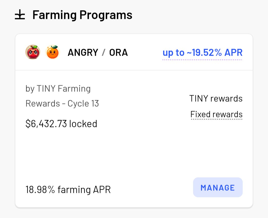 angryapplealgo's tweet image. Bundle your oranges and apples for tiny farming this cycle if you haven't already.