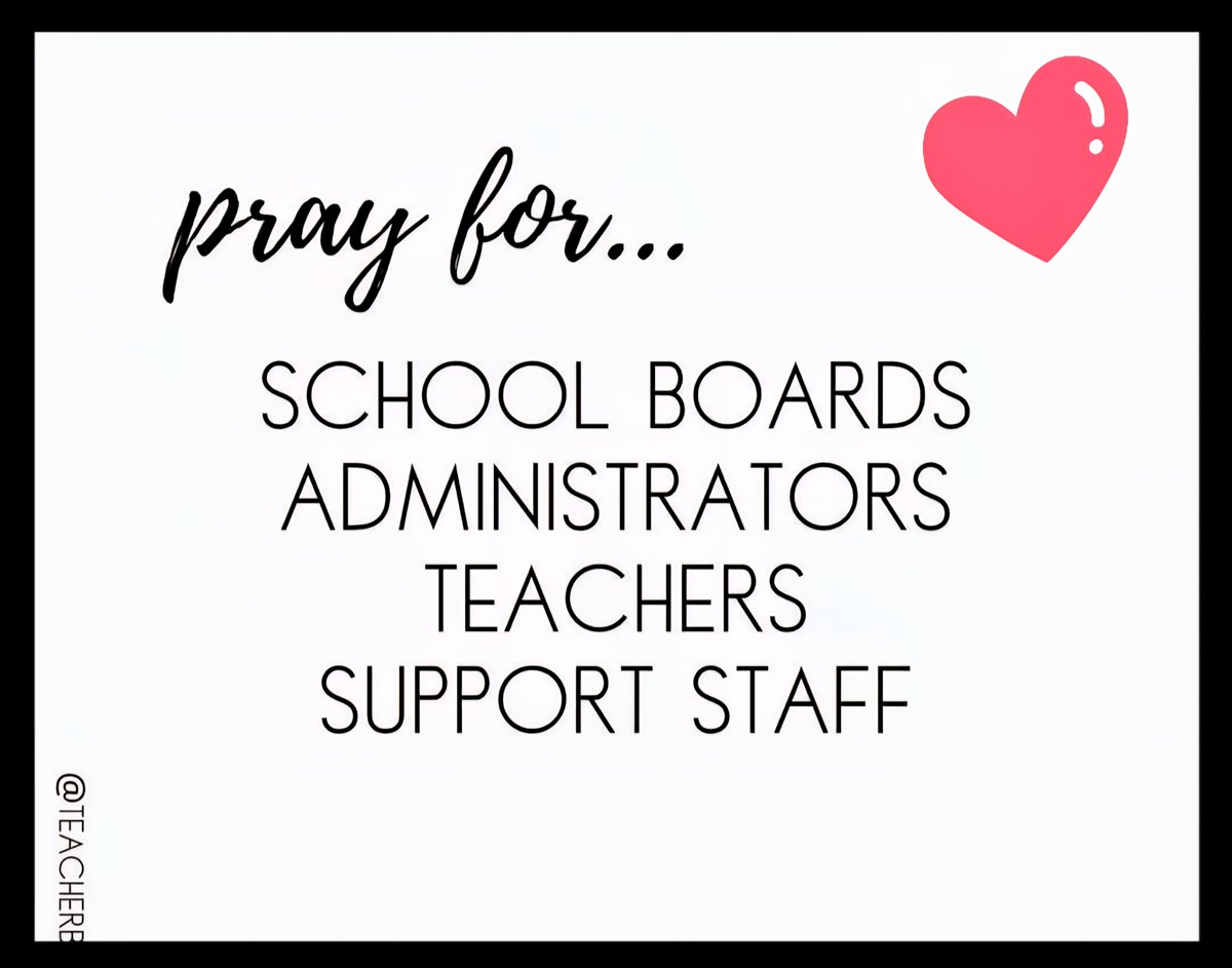 We place this school year in your hands dear Lord!! Help us, guide us, lead us, and remind us that YOU have selected  us to do this very important job!! Protect and cover us daily ❤️🙏