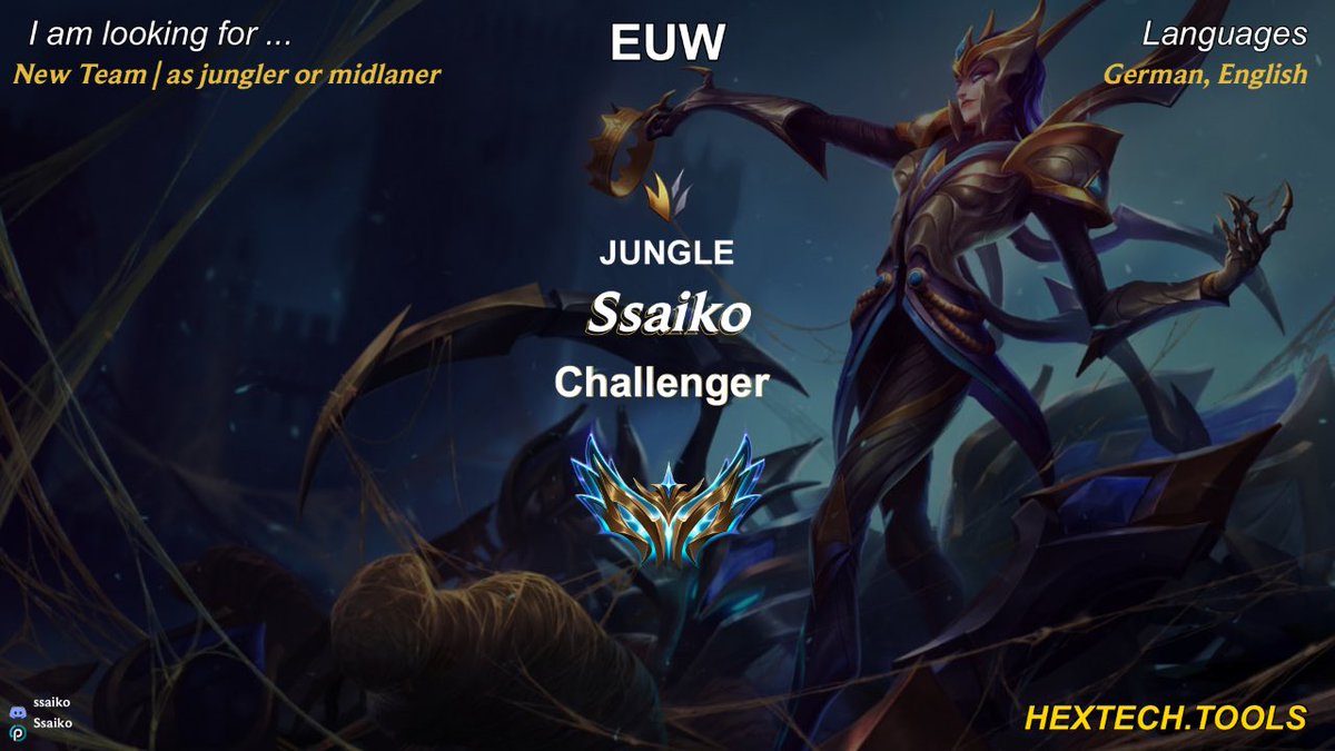 Ssaiko (@ssaikolol) on Twitter photo Got injured, so will be 3-4 months at home. I wanted to try to reach my prime again & compete in ERL again :) Got injured, so will be 3-4 months at home. I wanted to try to reach my prime again & compete in ERL again :)