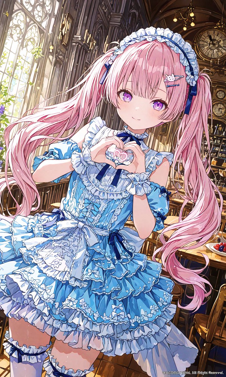 (🌼•͈ᴗ•͈)ぉはょꕀꕤ*｡ﾟ
今週もよろしくお願いします🥰

今日は栄養の日🥕
日本栄養士会が2016年に制定し、8月1日~7日を「栄養習慣」としています🤗
夏バテにならないように緑黄色野菜や季節の夏野菜を食べて、元気いっぱい過ごそうね😆💓

別バージョンのブルーゴスロリちゃん🩵
#PixAI  #AIart