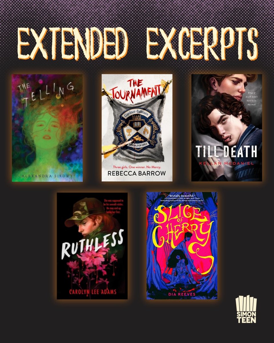 simonteen's tweet image. With the summer heat, sometimes we need a thriller to cool us down. Here are a few spine-chilling FREE reads to celebrate #SummerScares!
-
#SimonTeen #YABooks #FreeReads