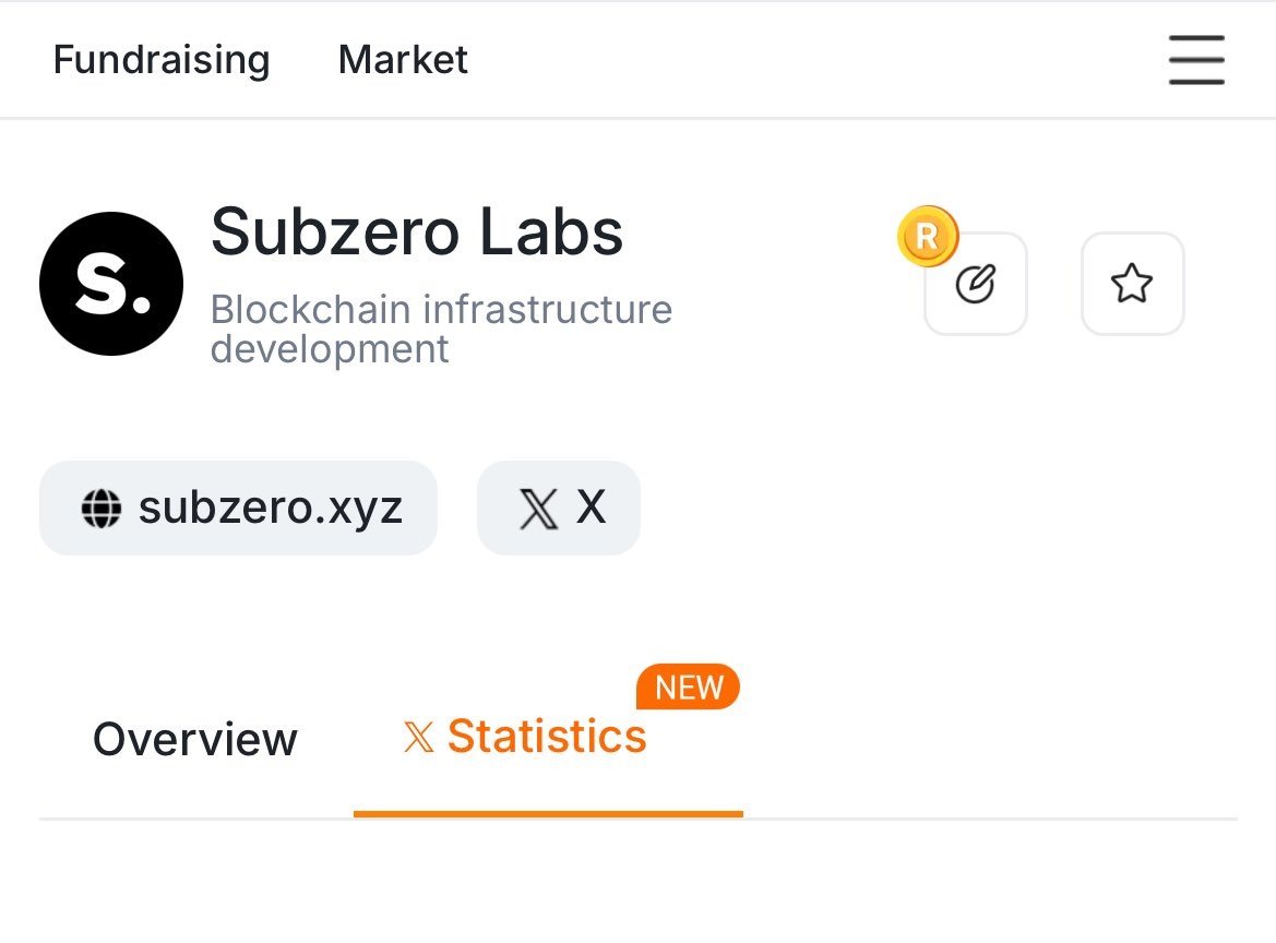 JuzI🕋橘子 (@yngyangh) on Twitter photo 融资快爆⬇️
🌟 项目名称: <a href="/Subzero_Labs/">Subzero Labs</a>
🔄 融资轮次: 种子轮
💰 融资金额: 2000 万美元
💎 项目估值: --
📅 融资日期: 08-02
👥 投资方: Pantera Capital*, Coinbase Ventures
🔗 项目详情: rootdata.com/Projects/detai…
<a href="/KaitoAI/">Kaito AI 🌊</a> #空投提醒 #教程 融资快爆⬇️
🌟 项目名称: <a href="/Subzero_Labs/">Subzero Labs</a>
🔄 融资轮次: 种子轮
💰 融资金额: 2000 万美元
💎 项目估值: --
📅 融资日期: 08-02
👥 投资方: Pantera Capital*, Coinbase Ventures
🔗 项目详情: rootdata.com/Projects/detai…
<a href="/KaitoAI/">Kaito AI 🌊</a> #空投提醒 #教程
