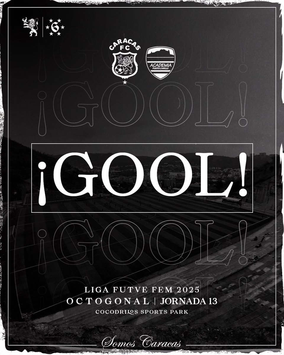 #LigaFUTVEFem | J13 - Octogonal | @CFCFemenino 1-0 <a href="/la_academiapc/">Academia Puerto Cabello</a> | 78’ | ¡GOOOOOOOOOOLLLL! Adrianny Luna abre el marcador en Cocodrilos ¡Dale CARACAS! 🤩🇾🇪