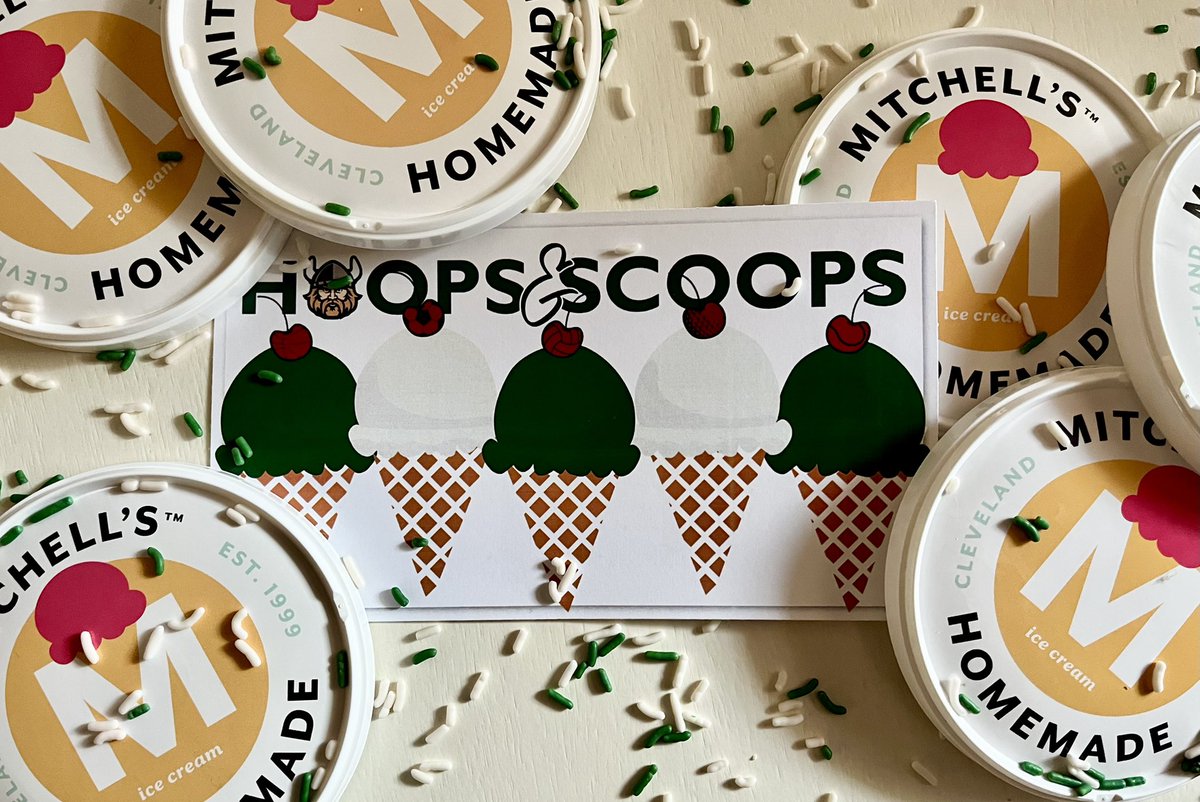 Cleveland State Athletics (@csu_athletics) on Twitter photo REMINDER‼️ The final 𝗛𝗼𝗼𝗽𝘀 & 𝗦𝗰𝗼𝗼𝗽𝘀🍦 of the summer is tomorrow night <a href="/MitchellsCleve/">Mitchell's Ice Cream</a> in Westlake! Stop by to see <a href="/CLEstate_cheer/">Cleveland State University Cheerleading</a> {+Dance}, <a href="/csu_basketball/">Cleveland State Men’s Basketball 🏀</a> & <a href="/CSU_WBasketball/">Cleveland State Women's Basketball</a>.
First 🔟 Viking Fans in <a href="/CLE_State/">Cleveland State University</a> gear will get FREE ice cream! REMINDER‼️ The final 𝗛𝗼𝗼𝗽𝘀 & 𝗦𝗰𝗼𝗼𝗽𝘀🍦 of the summer is tomorrow night <a href="/MitchellsCleve/">Mitchell's Ice Cream</a> in Westlake! Stop by to see <a href="/CLEstate_cheer/">Cleveland State University Cheerleading</a> {+Dance}, <a href="/csu_basketball/">Cleveland State Men’s Basketball 🏀</a> & <a href="/CSU_WBasketball/">Cleveland State Women's Basketball</a>.
First 🔟 Viking Fans in <a href="/CLE_State/">Cleveland State University</a> gear will get FREE ice cream!