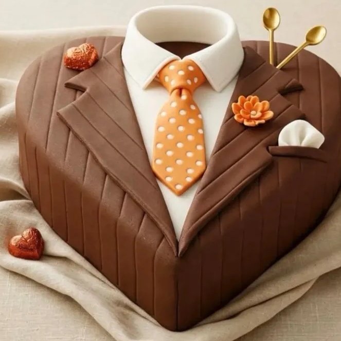 حسيت أنه نفسيتك تعبانه 
ف جبتلك كيكه تغير نفسيتك..