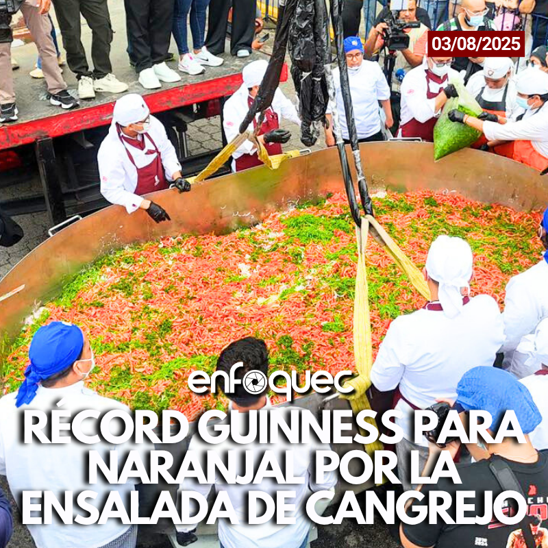 EnfoquecDiario's tweet photo. #Proeza | La gran “olla bandeja” midió 4 metros de largo por 2 de ancho y contuvo 1.200 libras de pulpa del crustáceo, las cuales rindieron para 50 mil platos. Detalles: https://t.co/VN7LyI9Kcb https://t.co/R0bZ91rWWe