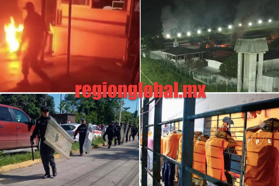 Region_Global's tweet photo. 🧨 Siete reos murieron y once más resultaron heridos tras un violento motín en el penal estatal de #Tuxpan, Veracruz. Internos denunciaron que el centro está bajo control del grupo delictivo “La Mafia Veracruzana”, antes “Grupo Sombra”. 🔥 @rocionahle 
https://t.co/ncxMtdyoOF https://t.co/X6ifrDZpFn