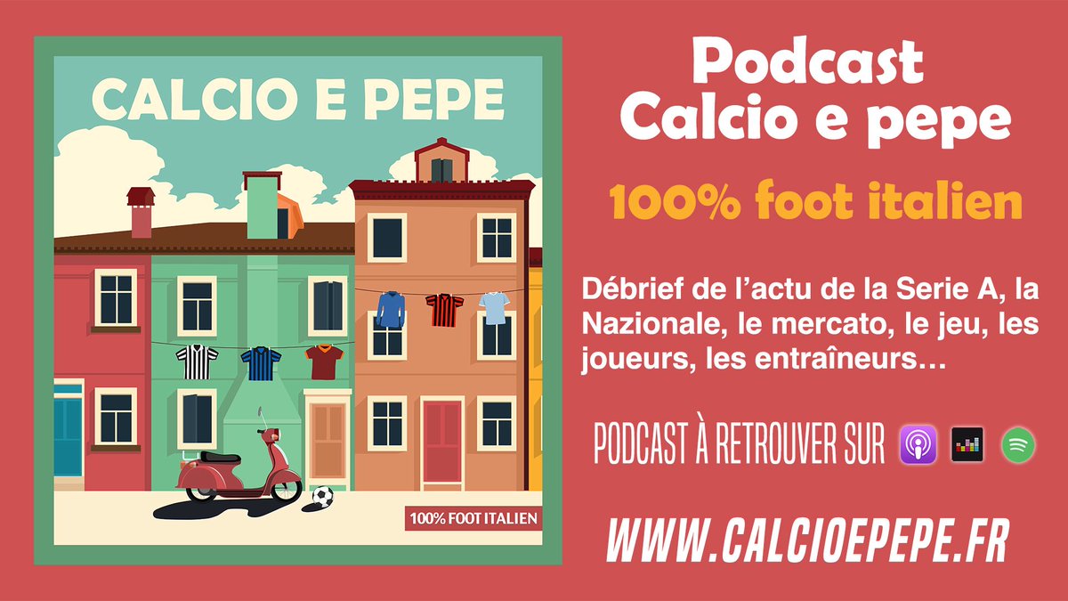 Calcio e pepe, c’est désormais aussi une chaîne WhatsApp !

L’actualité du podcast, l’actualité du championnat ⚽️🇮🇹, les matches… 

Rejoignez-nous 🤌🏻

whatsapp.com/channel/0029Vb… 

whatsapp.com/channel/0029Vb…