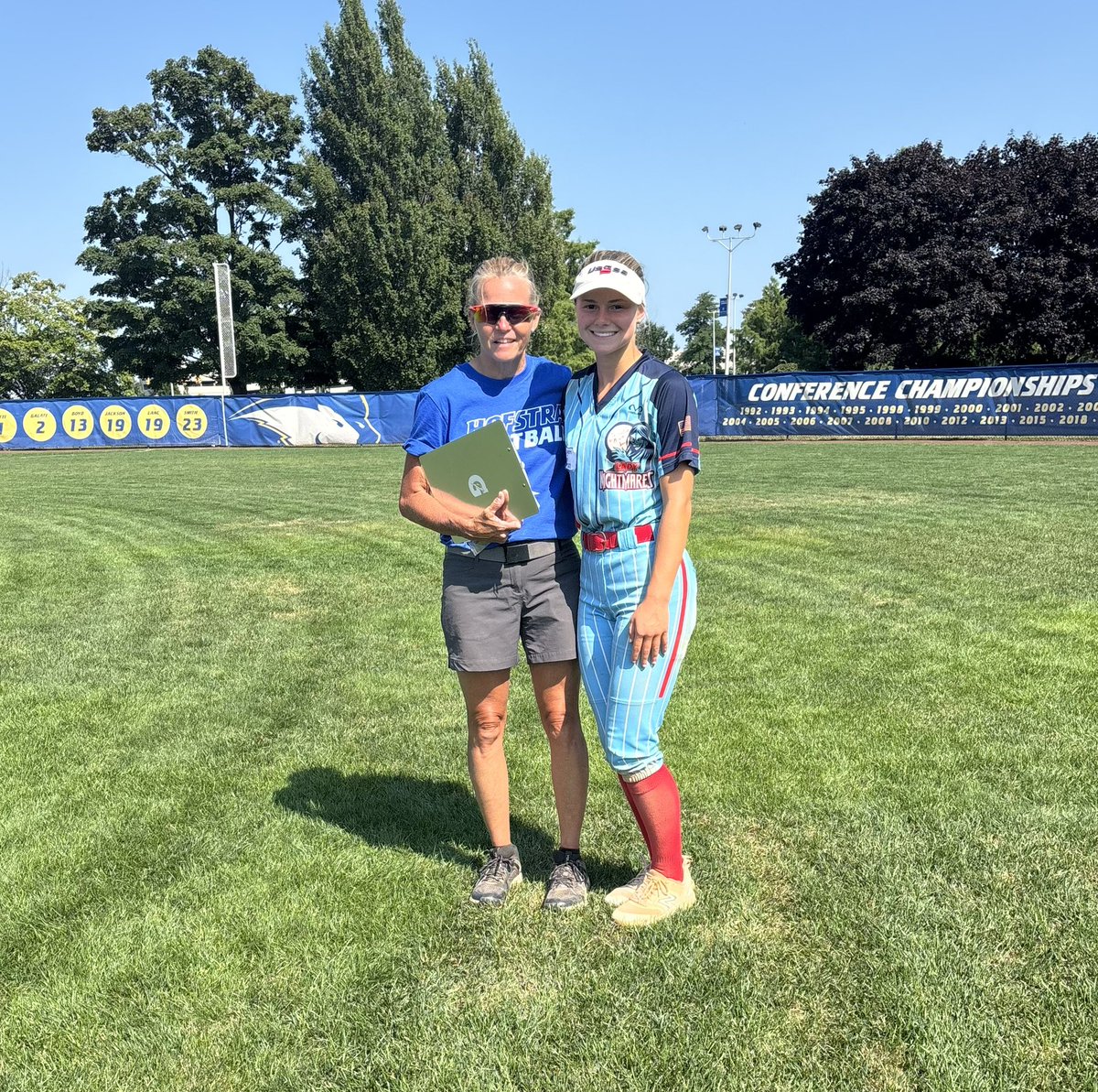 Imogen Eaton 2027 (@imogeneaton2027) on Twitter photo Thank you @hofstrasoftball <a href="/CoachNikki_A/">Nikki (Cuccio) Amodeo</a> @SusanLyke99295 and the entire staff for running a great camp. I had a lot of fun and learned a lot. Can’t wait to apply all of the feedback into my game. Thank you @hofstrasoftball <a href="/CoachNikki_A/">Nikki (Cuccio) Amodeo</a> @SusanLyke99295 and the entire staff for running a great camp. I had a lot of fun and learned a lot. Can’t wait to apply all of the feedback into my game.