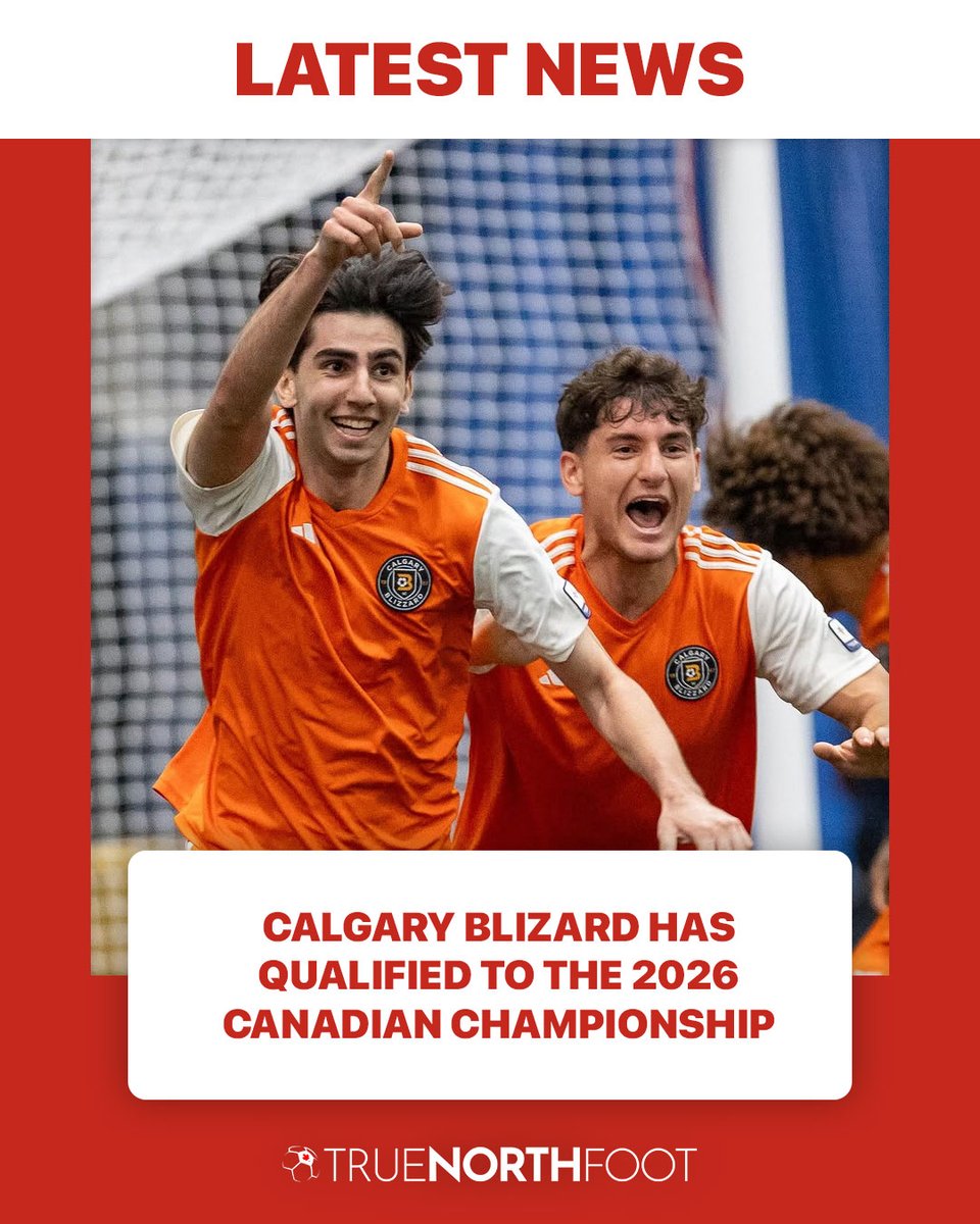 CALGARY BLIZZARD WILL PLAY NEXT YEAR’S VOYAGEURS CUP! 🏆🇨🇦

After clinching the League1 Alberta title with a thrilling 5-3 win over St. Albert Impact in the season finale, the club earned its first-ever berth in the Canadian Championship. #CanChamp

📸 <a href="/Blizzard_L1AB/">Calgary Blizzard Womens & Mens - League1AB</a>