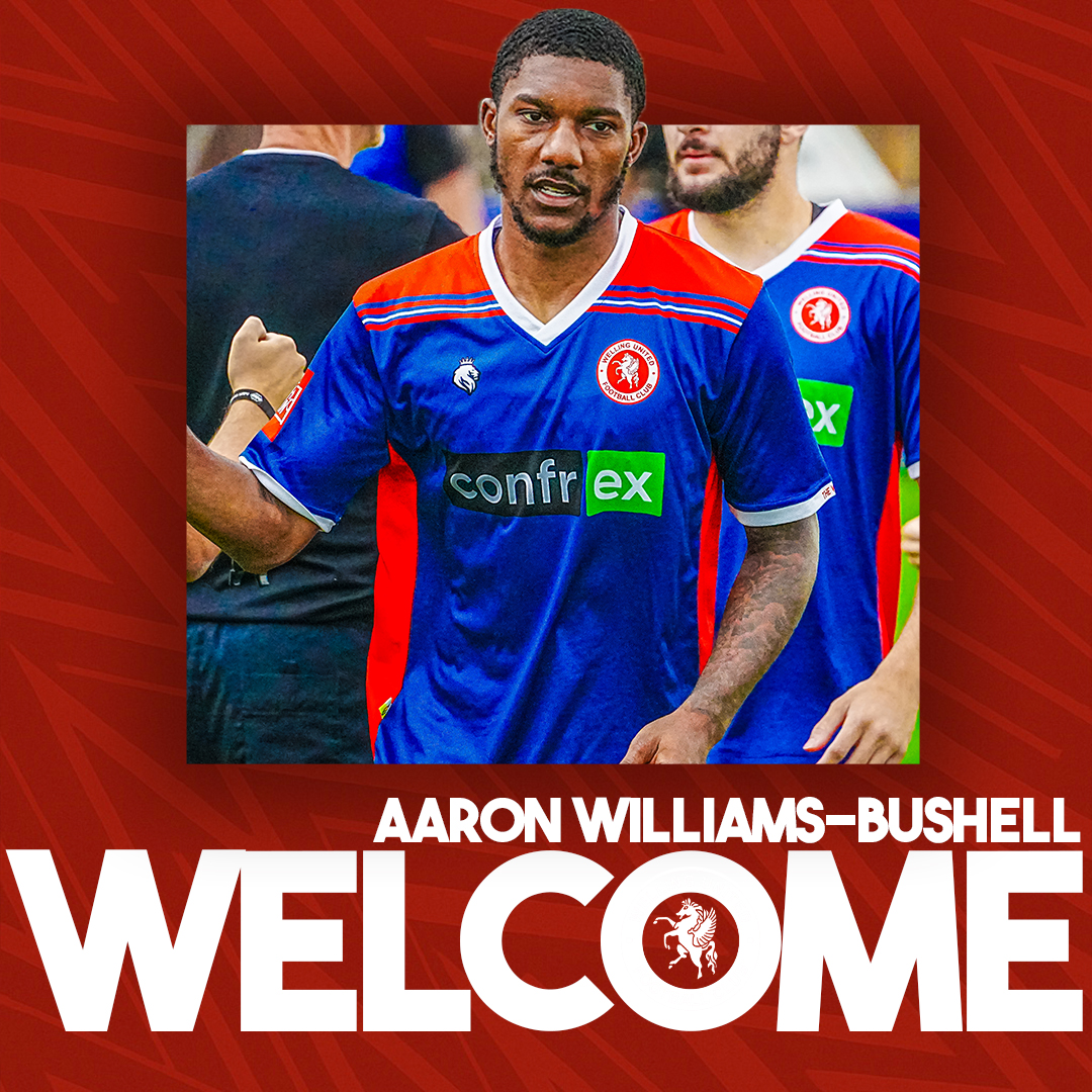wellingunited's tweet photo. It's two for Tuesday! ✌️

✍️ Welling United are delighted to confirm the signing of versatile wing-back Aaron Williams-Bushell following a successful trial period.

Welcome to PVR, Aaron! 🤝

#WeAreWings🪽