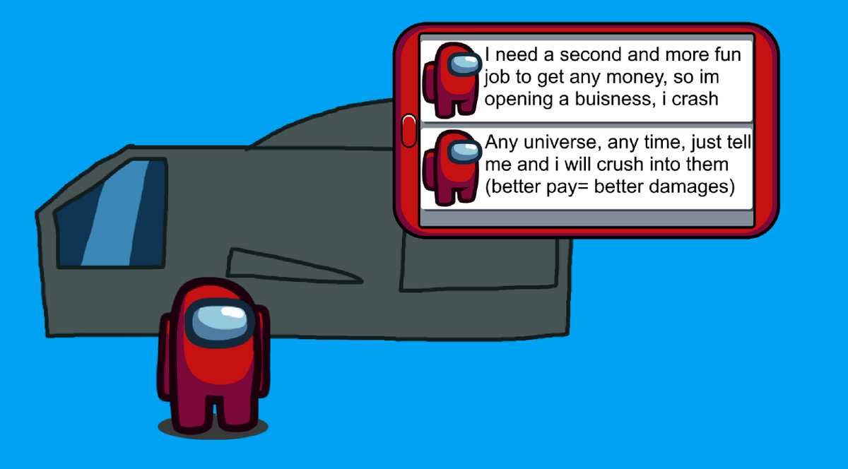 Red Among Us Crewmate tweet media