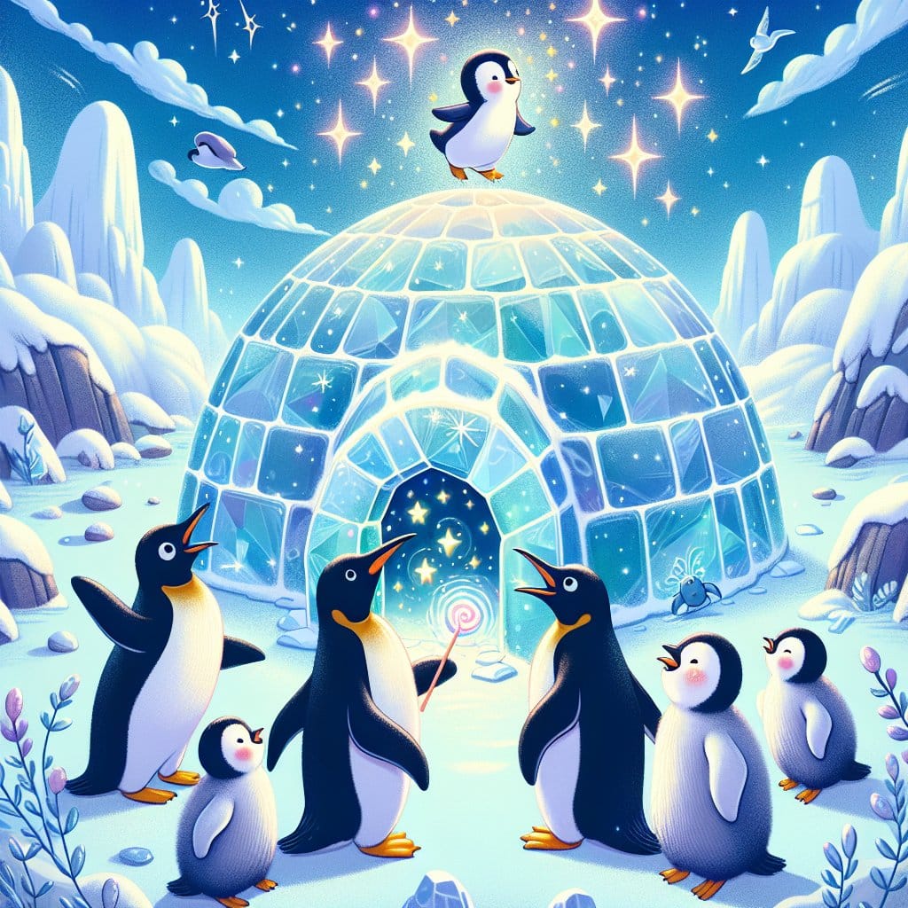 Pingüinos y el iglú de los deseos -  cuentomania.net/pinguinos-y-el…