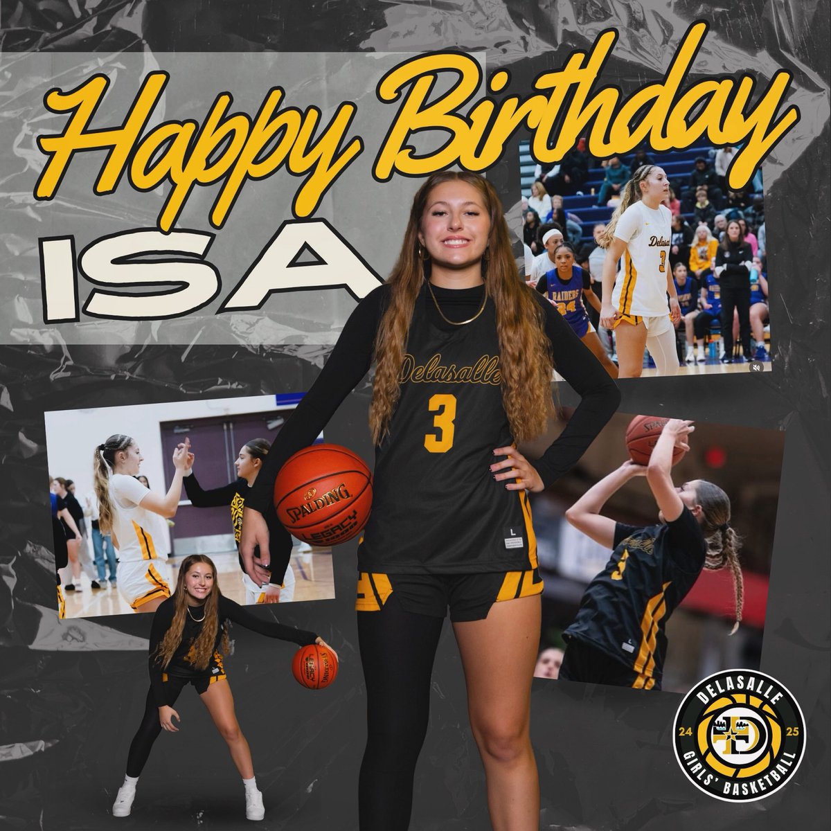 DeLaSalle Girls’ Basketball (@dlsgirlsbball) on Twitter photo 🎉 Everyone help us wish a Happy Birthday to our Captain— #3 <a href="/IsaGrief/">Isa Griefenhagen</a> !🏀
#happybirthday #borntoball 🎉 Everyone help us wish a Happy Birthday to our Captain— #3 <a href="/IsaGrief/">Isa Griefenhagen</a> !🏀
#happybirthday #borntoball