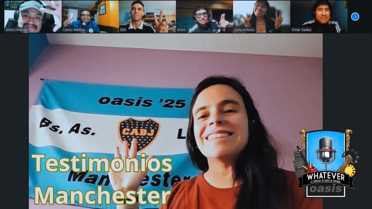 Hoy tuvimos una hermosa charla con amigos de Latinoamérica que estuvieron en los conciertos de Manchester 🏴󠁧󠁢󠁥󠁮󠁧󠁿 y cuyos recuerdos y testimonios nos emocionaron mucho.

Será nuestro próximo episodio. Atentos que pronto lo publicaremos.

#OasisLive25