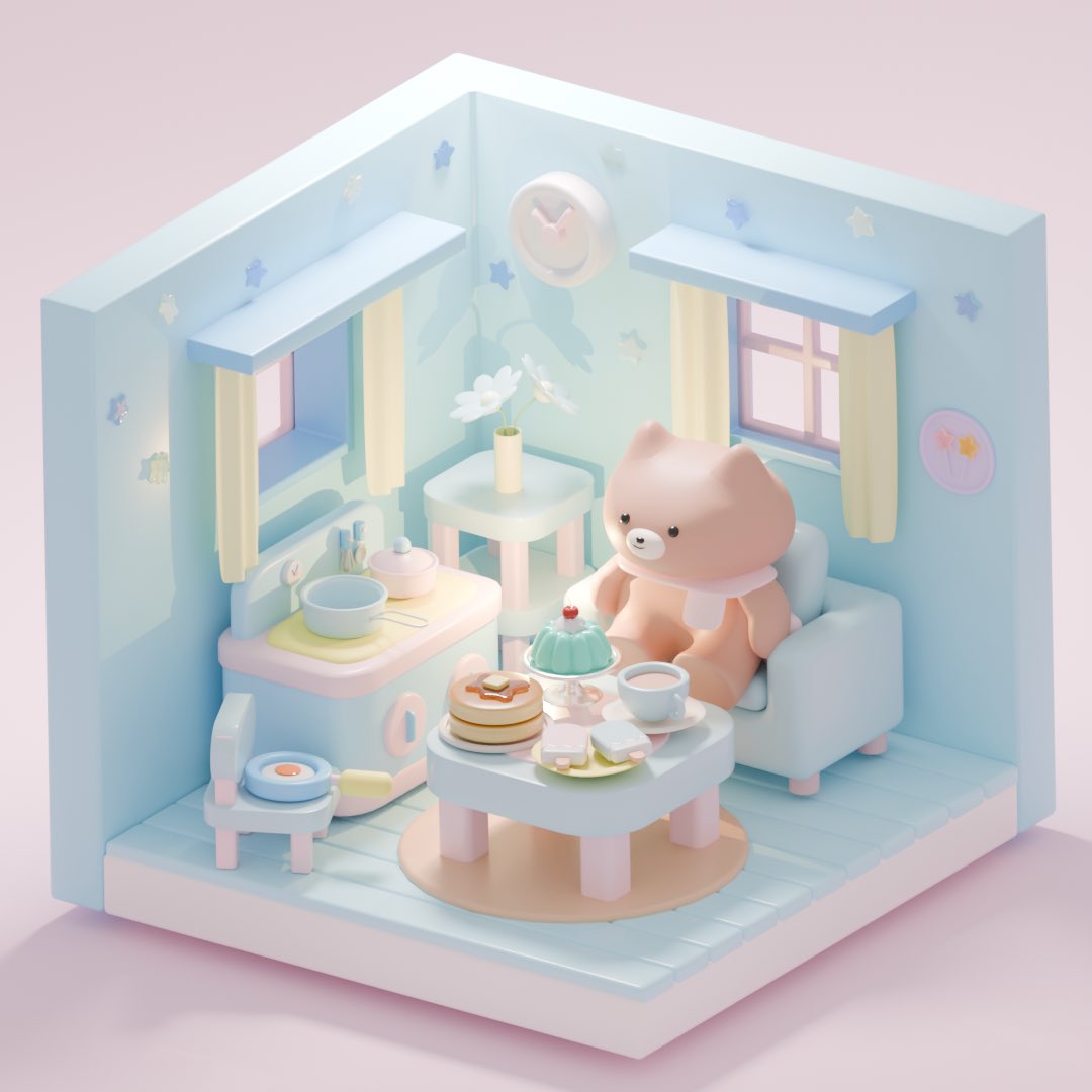ttchannel_'s tweet photo. 入門書完走しました(^=𐐃 ·̫ 𐐃=^)🩵☁️

#blender初心者 #10日でblender入門 https://t.co/EpwsWUhBAE