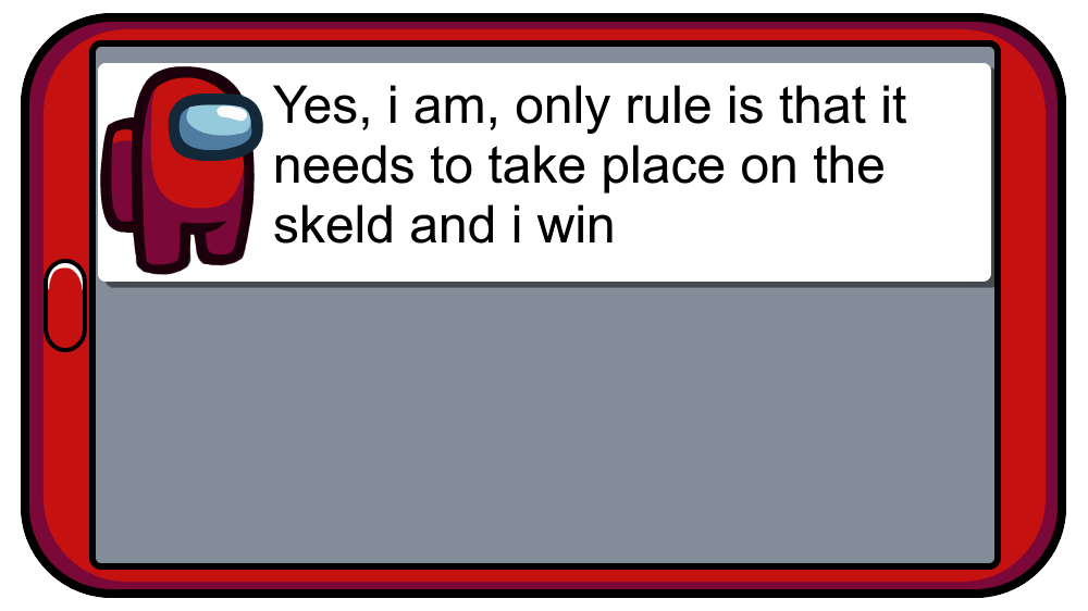 Red Among Us Crewmate tweet media