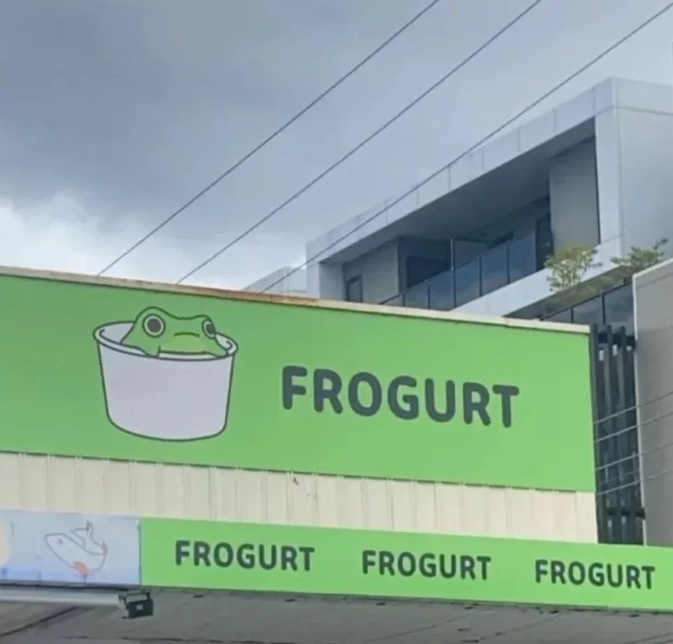 No Context Frogs tweet media