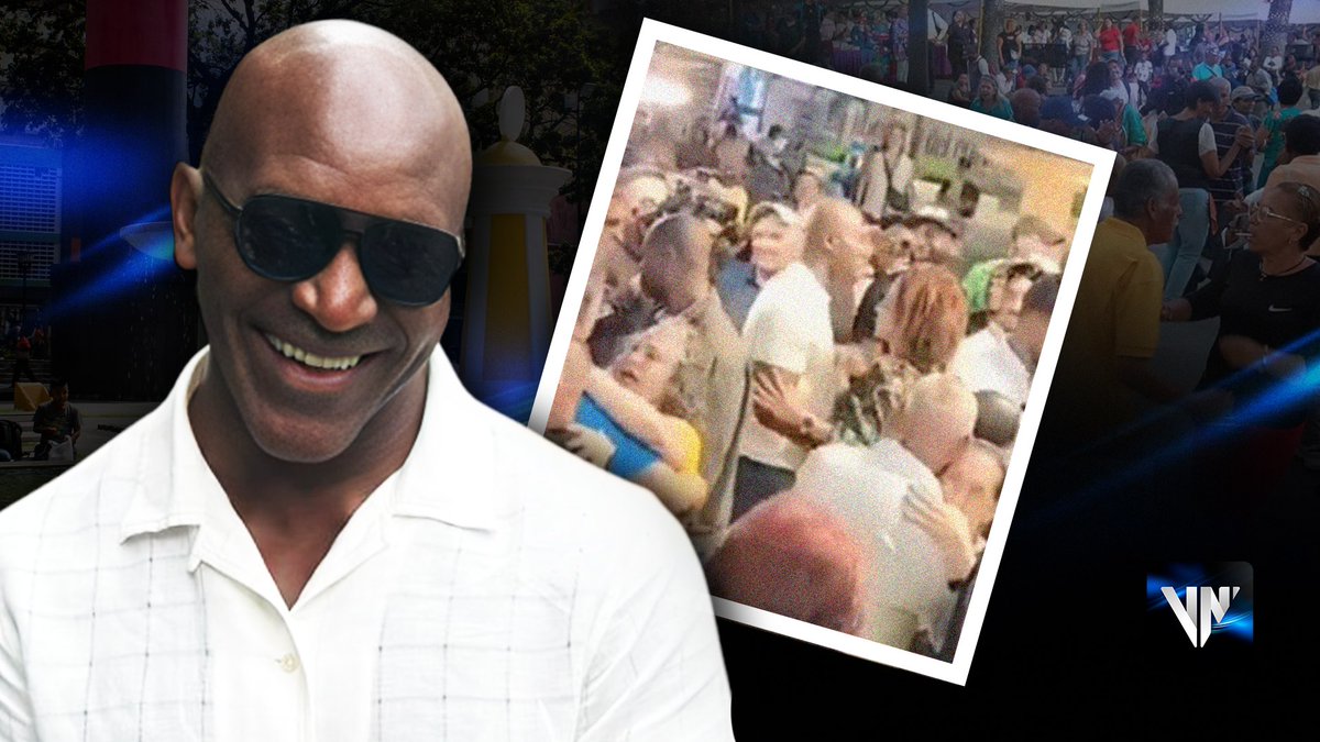 🇻🇪 #AHORA: ¡Viral! Al son de la salsa leyenda del boxeo Evander Holyfield conmocionó el centro de Caracas bailando con su esposa.
#03Ago