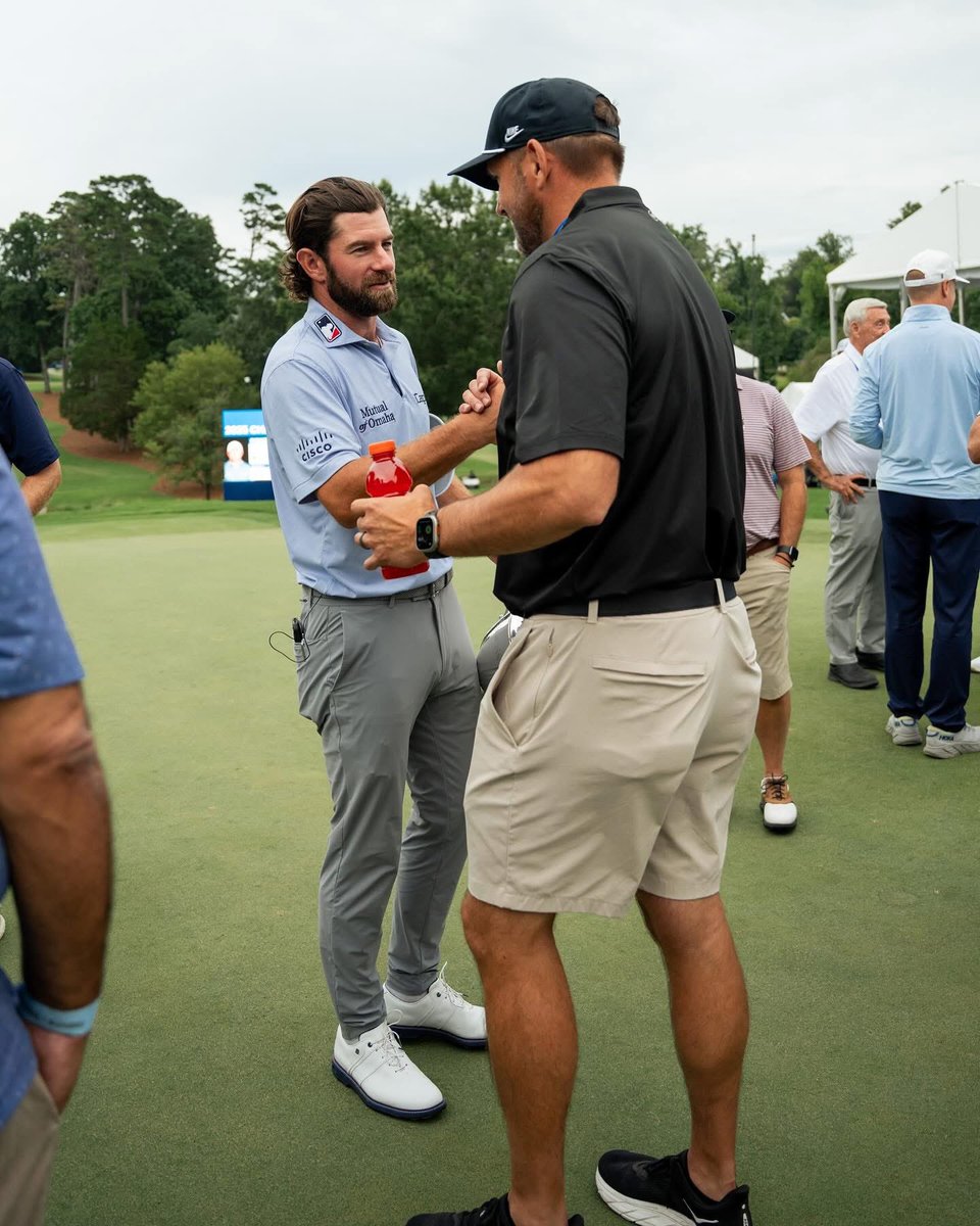 Athletics has given some incredible experiences over the years.
Watching Cam win his first <a href="/PGATOUR/">PGA TOUR</a> 🏆 <a href="/WyndhamChamp/">Wyndham Championship</a> with Kyle on the bag ranks high on the list! #GoDeacs