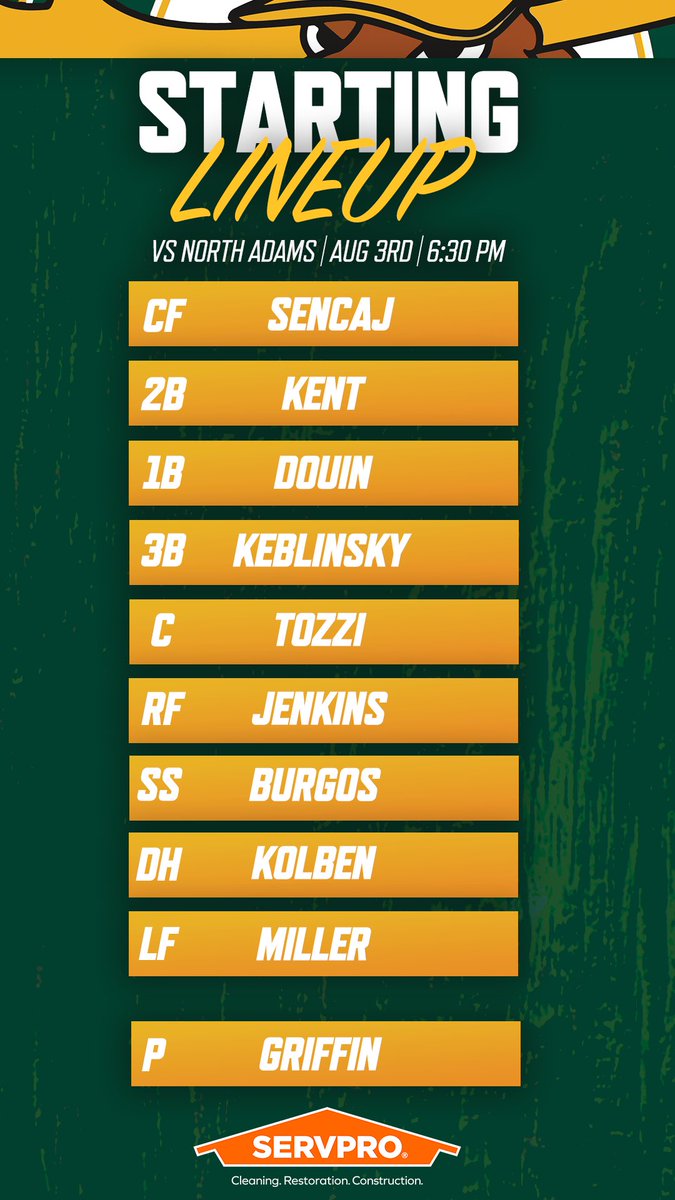 Tonight’s lineup: 

See you soon Mainers fans!!