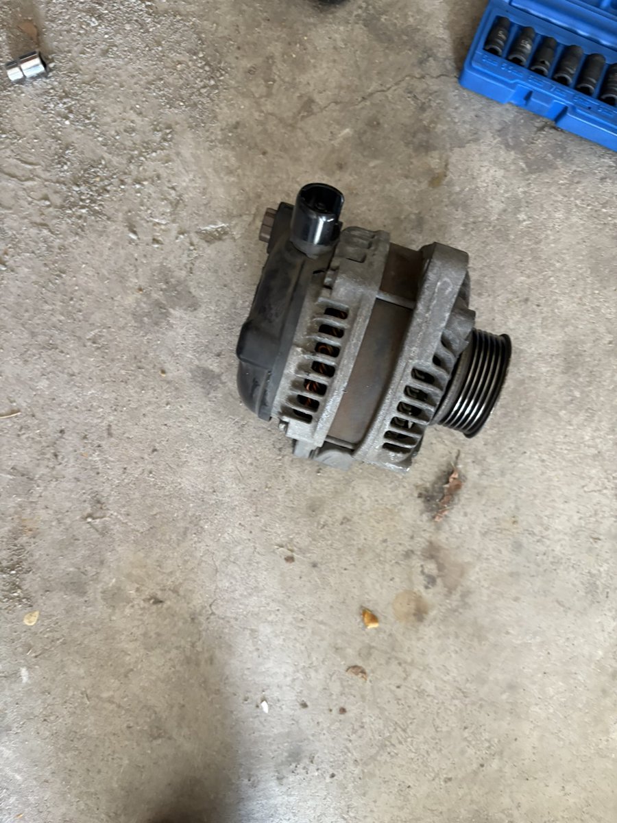 How to Replace Alternator 2007-2013 Acura MDX 3.7L V6 youtu.be/aRjIPbFqVHo?si… via <a href="/YouTube/">YouTube</a> Excellent instructions. I recommend getting a set of neodymium sockets so you keep track of the bolts you extract.