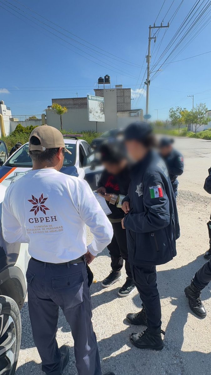 CBPEHidalgo's tweet image. La CBPEH, lleva a cabo difusión y pega de fichas en favor de una adolescente de iniciales: 
Y. N. O. C., en el municipio de Tizayuca