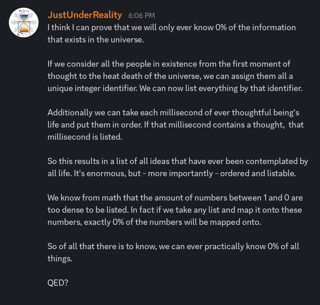 Absolute ignorance is the only logical conclusion.
